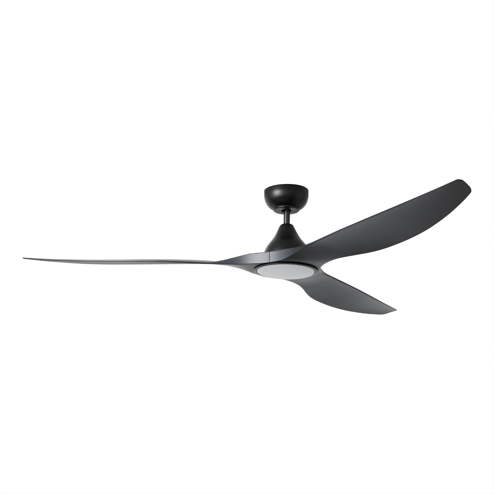 Eglo Surf 72 DC Ceiling Fan with LED Light Black 20789502 - The Blue Space