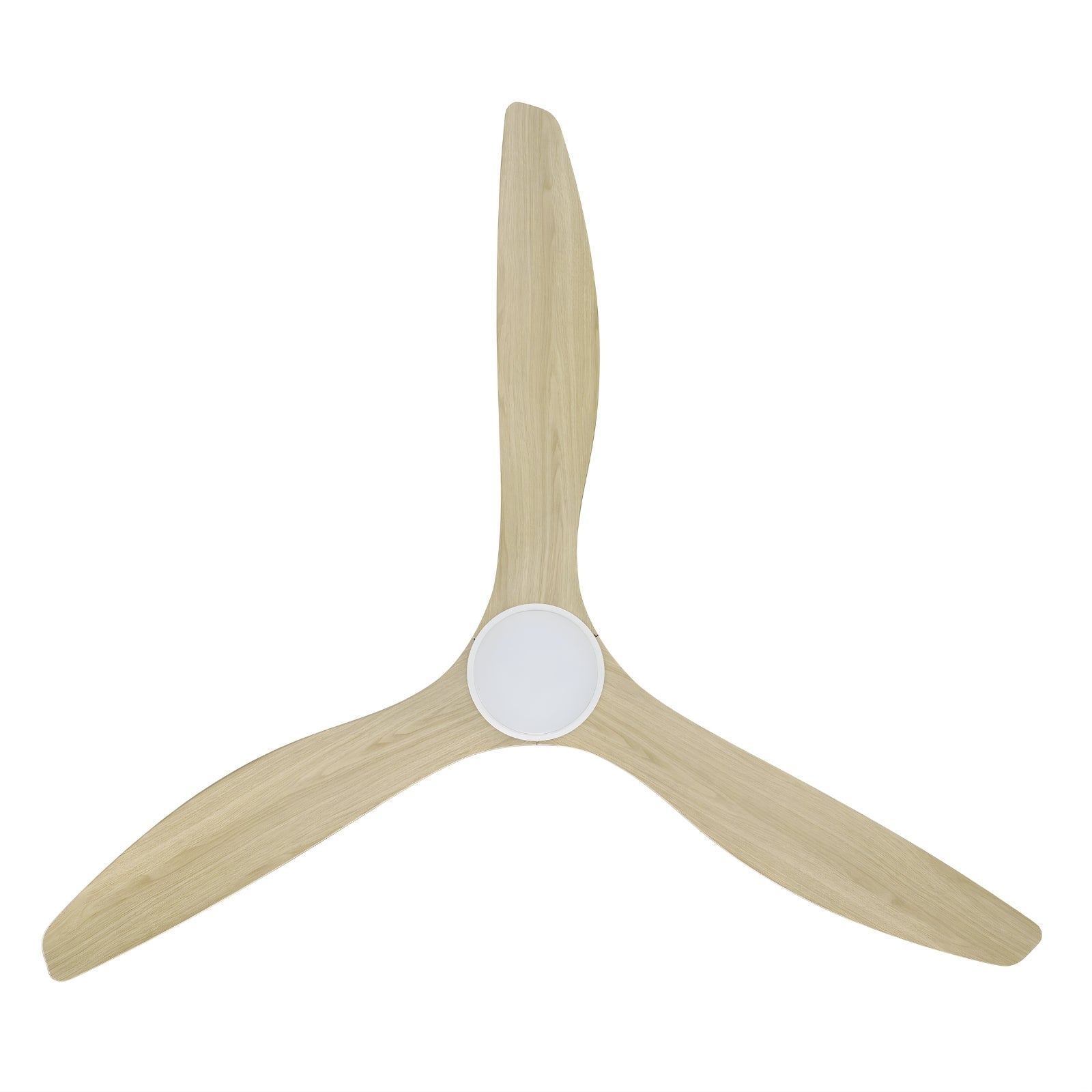 Blades Eglo Surf 72 DC Ceiling Fan with LED Light Oak/White 20789516 - The Blue Space