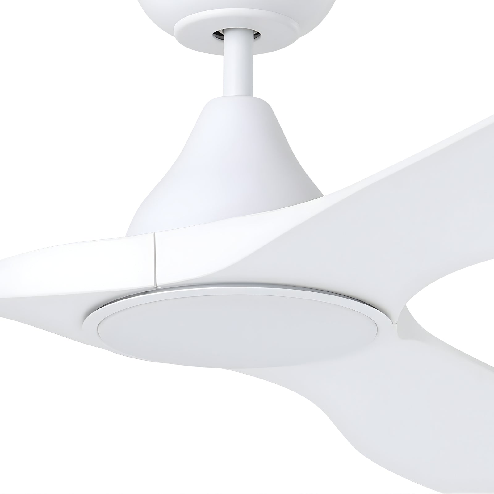 Details Eglo Surf 72 DC Ceiling Fan with LED Light White 20789501 - The Blue Space