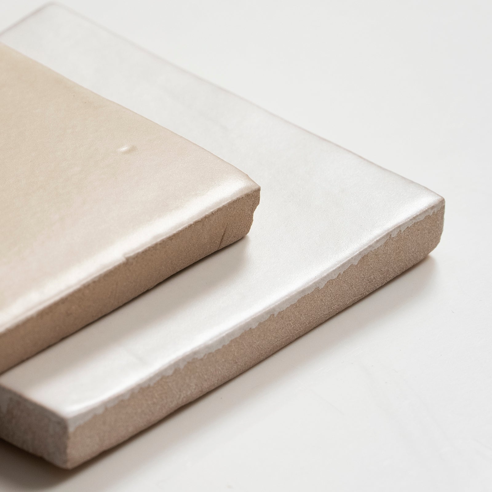 Variations Evelyn Pure White Handmade Zellige Satin Tile 100 x 100mm BYRCH1 - The Blue Space