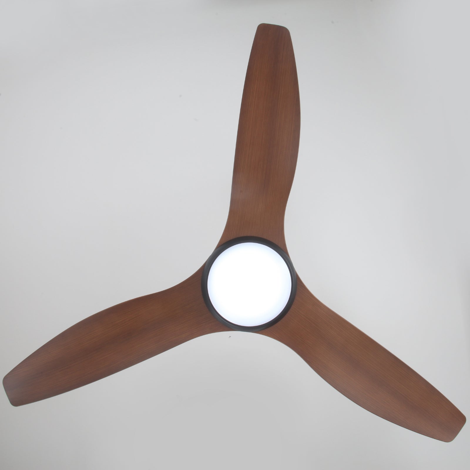 Blades Fanco Breeze 52'' (132cm) AC Ceiling Fan with LED Light - Black and Koa F0101/205B - The Blue Space