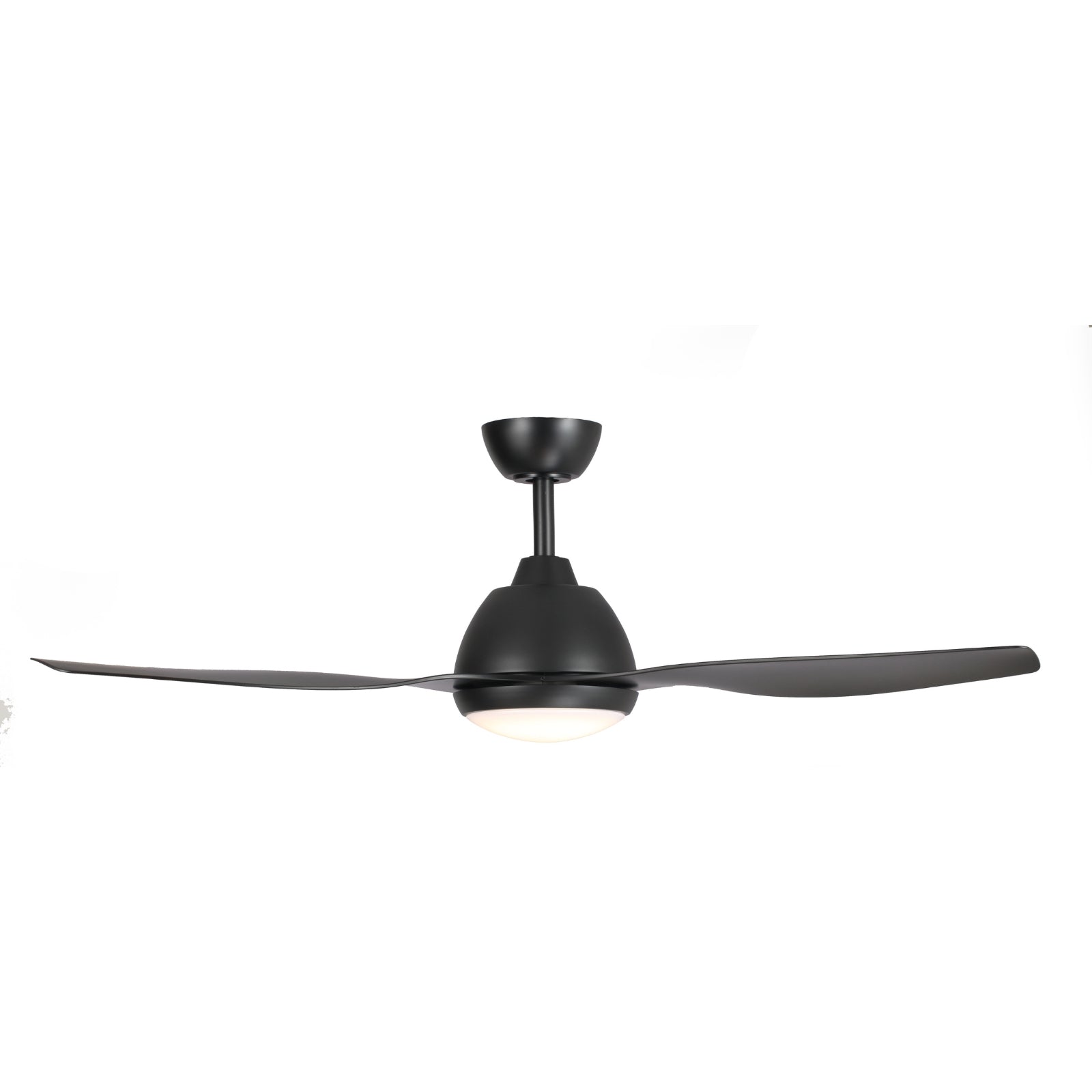 Side Fanco Breeze 52'' (132cm) AC Ceiling Fan with LED Light - Black F0101/202B - The Blue Space
