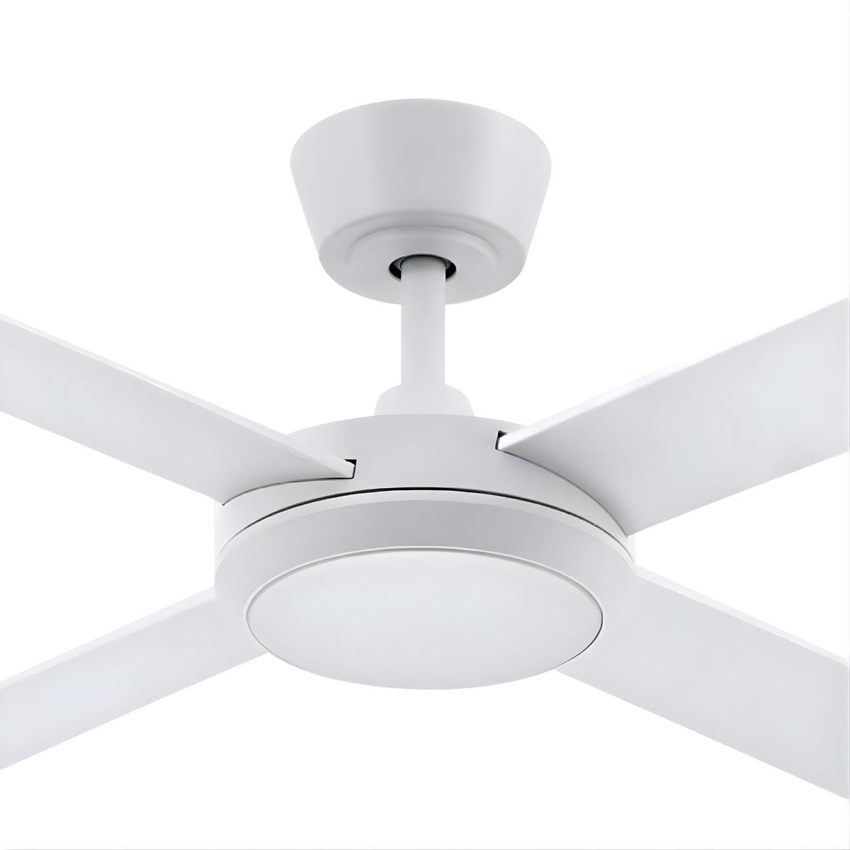 Details Fanco Eco Silent Pro 48'' (122cm) DC Ceiling Fan with LED Light White F1101/101C - The Blue Space