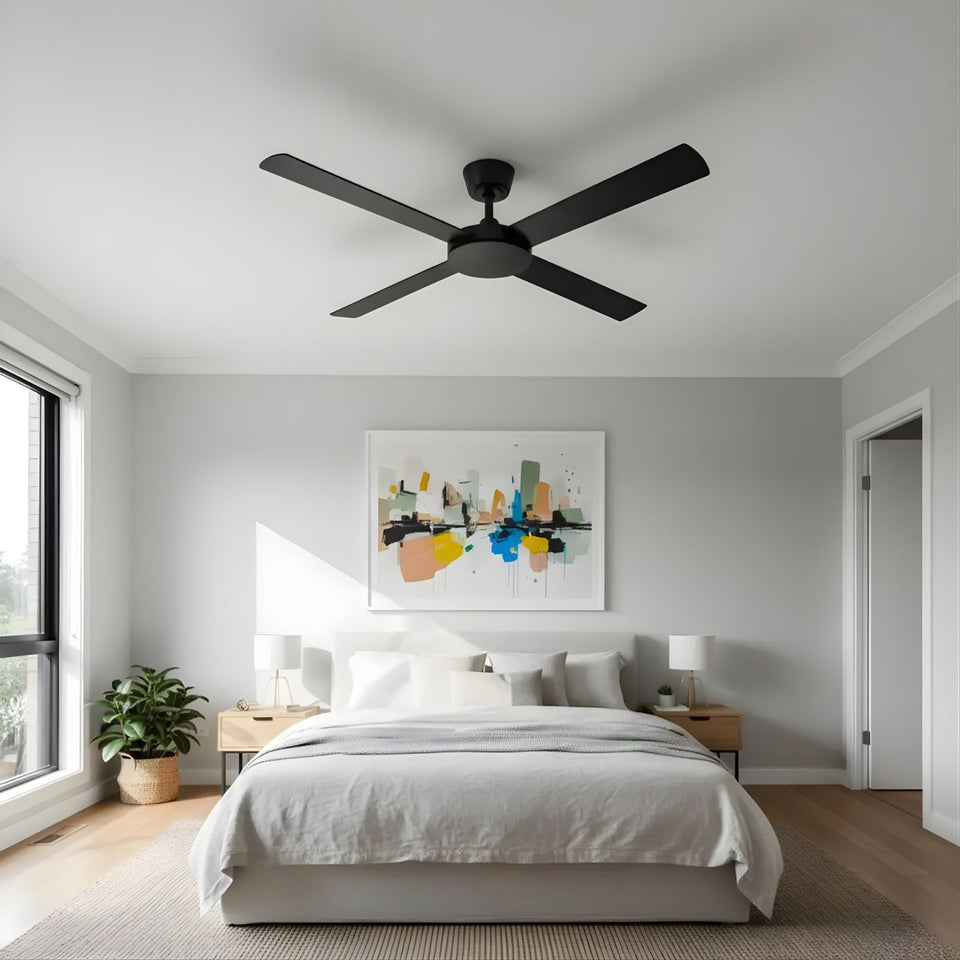 Fanco Eco Silent Pro 52'' (132cm) DC Ceiling Fan Black