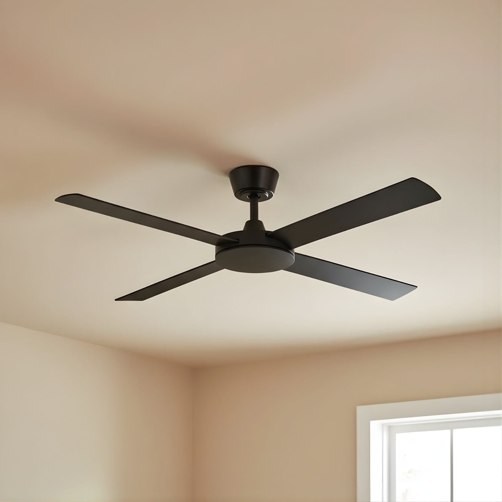 Ceiling Fanco Eco Silent Pro 52'' (132cm) DC Ceiling Fan Black F1120/202C - The Blue Space