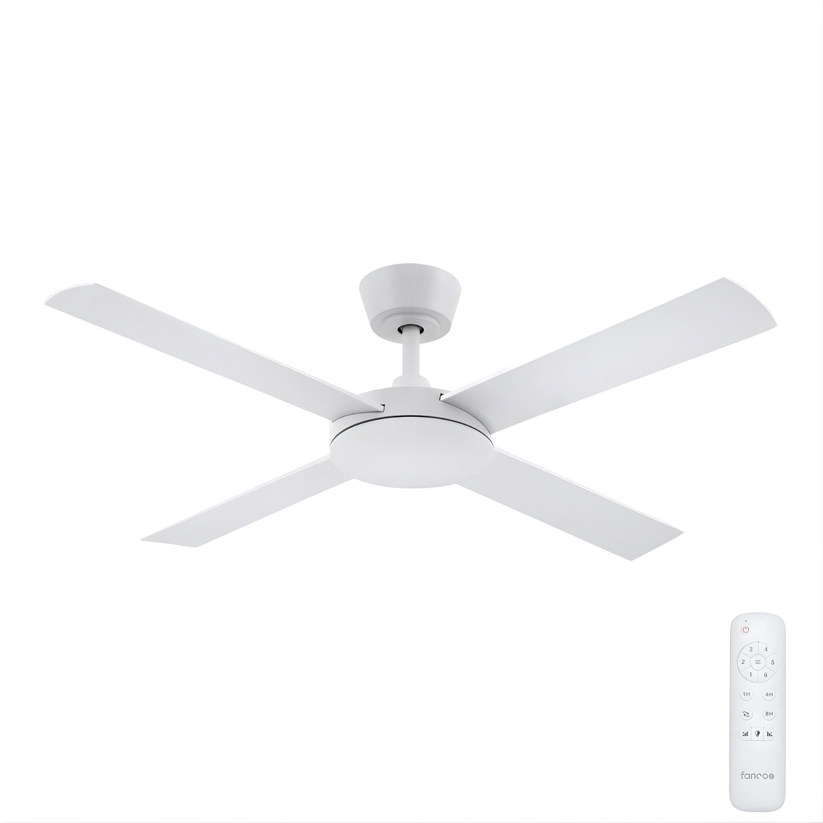Fanco Eco Silent Pro 52'' (132cm) DC Ceiling Fan White F1120/101C - The Blue Space