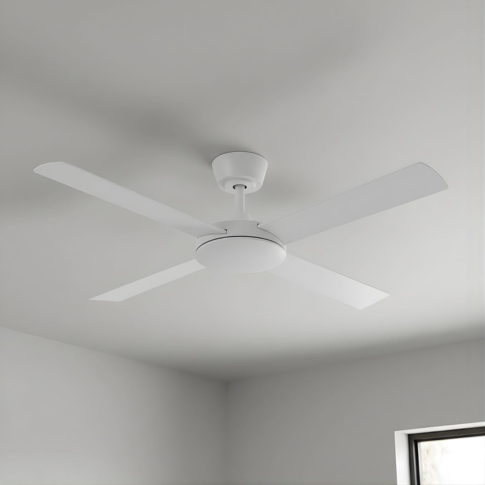 Close Up Fanco Eco Silent Pro 52'' (132cm) DC Ceiling Fan White F1120/101C - The Blue Space