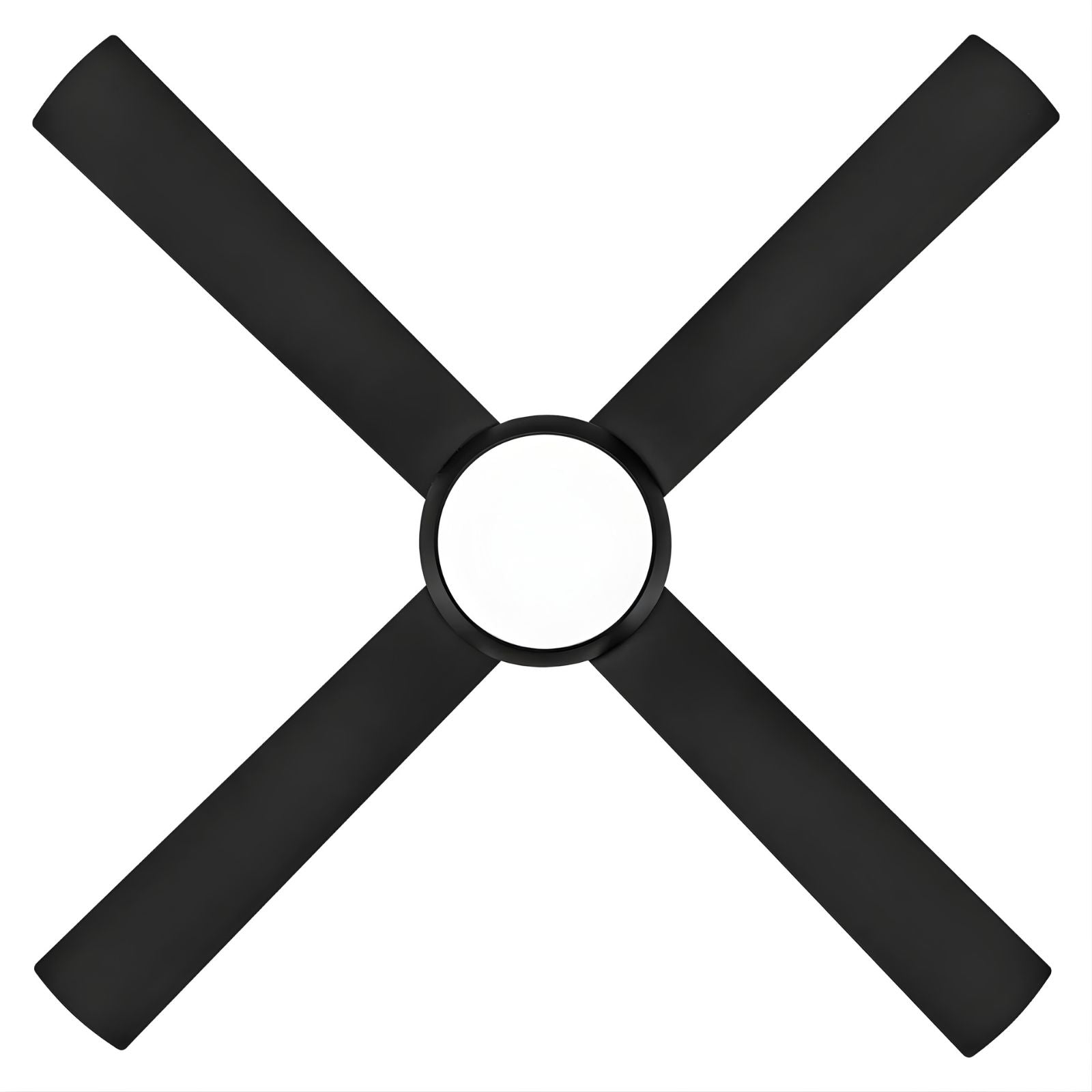 Blades Fanco Eco Silent Pro 52'' (132cm) DC Ceiling Fan with LED Light Black F1121/202C - The Blue Space