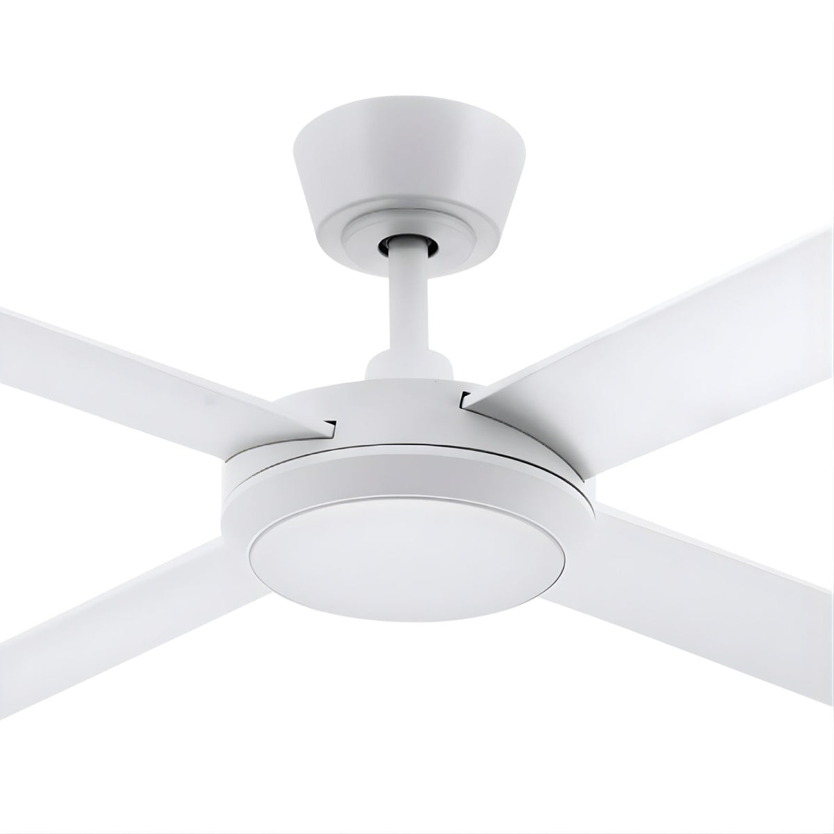 Motor Fanco Eco Silent Pro 52'' (132cm) DC Ceiling Fan with LED Light White F1121/101C - The Blue Space