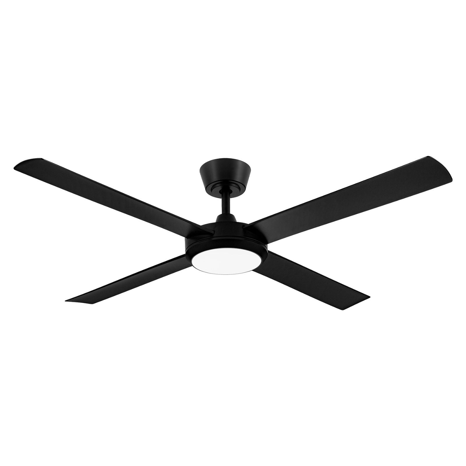 Fanco Eco Silent Pro 56'' (142cm) DC Ceiling Fan with LED Light Black F1141/202C - The Blue Space