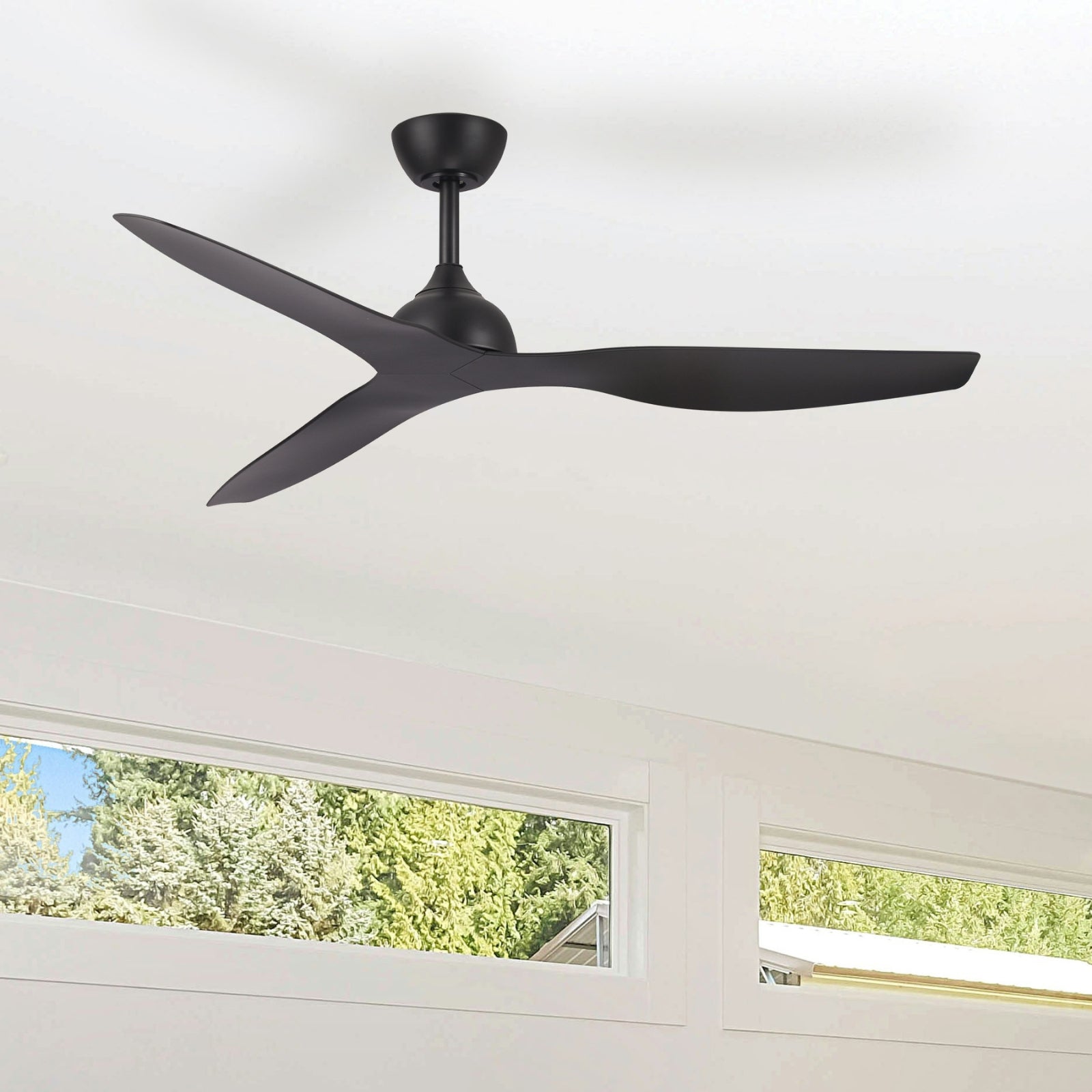 Lifestyle Fanco Eco Style 52'' (132cm) DC Ceiling Fan - Black F4010/202A - The Blue Space