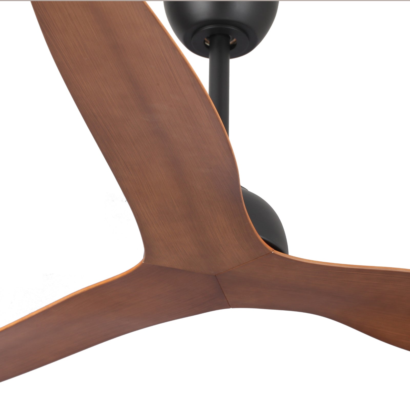 Details Fanco Eco Style 60'' (152cm) DC Ceiling Fan - Black and Koa F4020/205A - The Blue Space