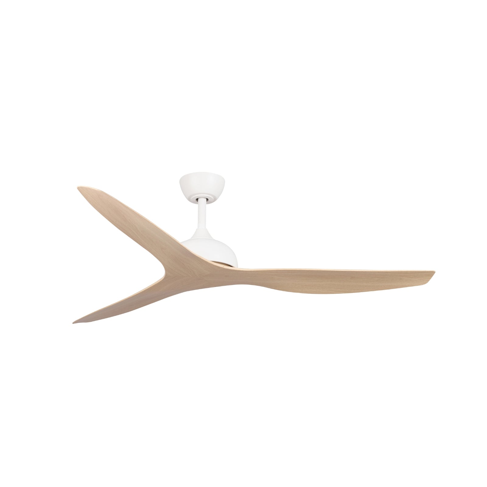 Fanco Eco Style 60'' (152cm) DC Ceiling Fan - White and Beechwood - The Blue Space