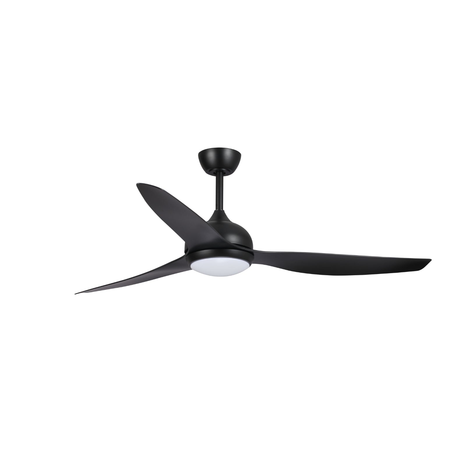 Fanco Eco Style 60'' (152cm) DC Ceiling Fan with LED Light - Black - The Blue Space