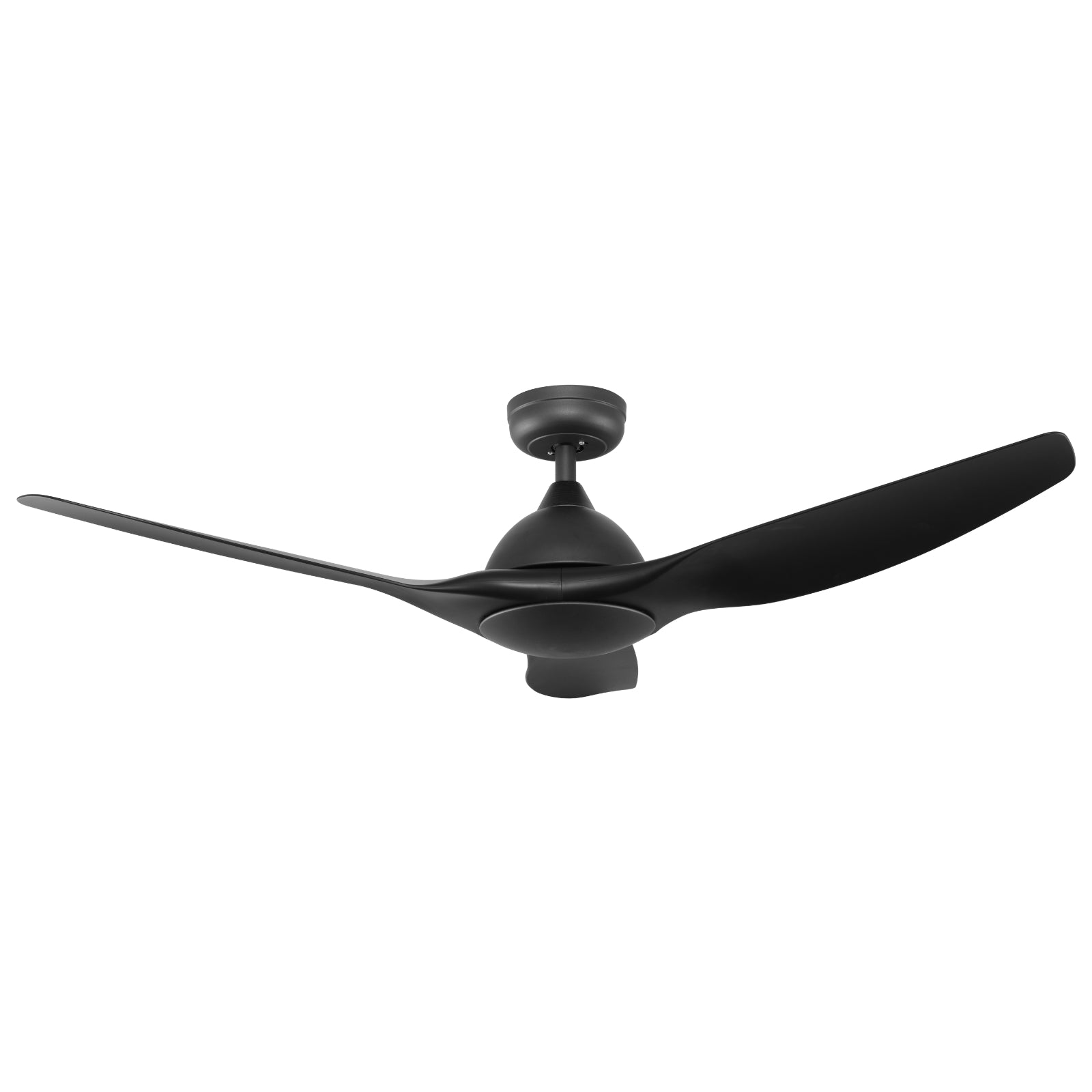 Side Fanco Horizon High Airflow 52" (132cm) DC Ceiling Fan with Wall Control - Black KF3000/202C - The Blue Space