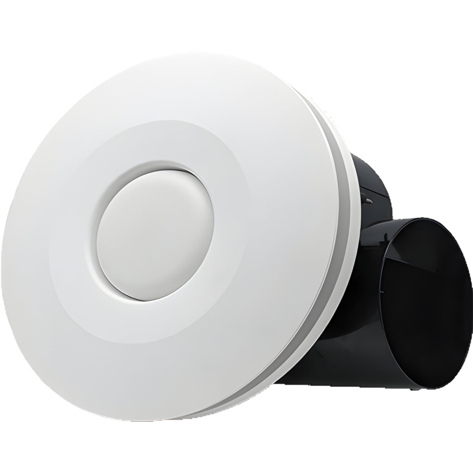 Fanco Hybrid 250 Round Exhaust Fan with LED White W-ECVUHBM10-RWL - The Blue Space