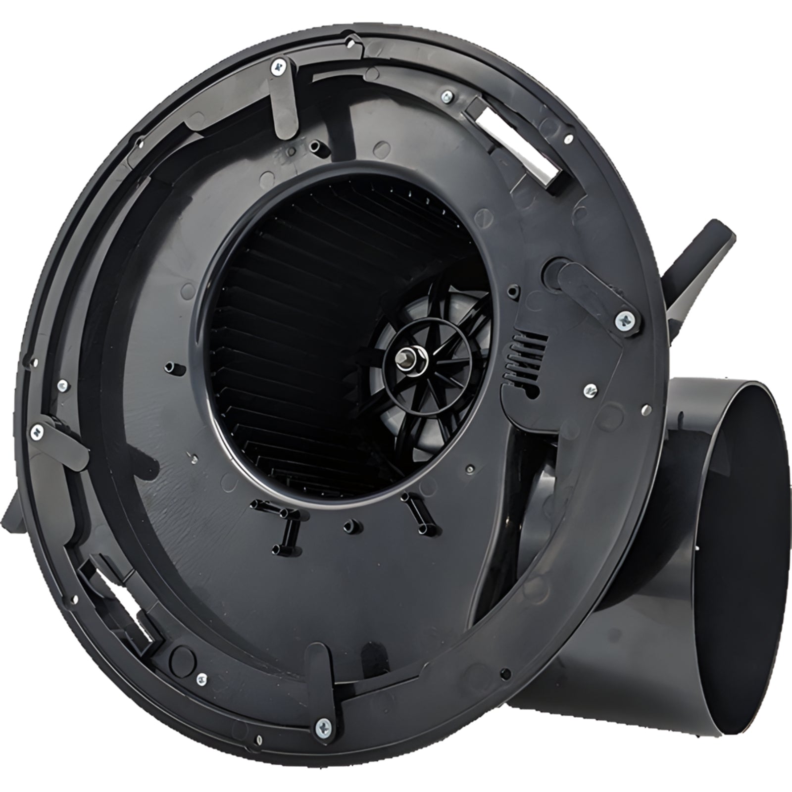 Coverless Fanco Hybrid 250 Round Exhaust Fan with LED White W-ECVUHBM10-RWL - The Blue Space