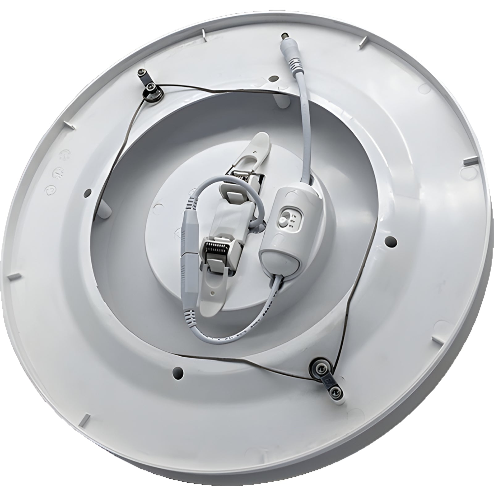 Inside Fanco Hybrid 250 Round Exhaust Fan with LED White W-ECVUHBM10-RWL - The Blue Space