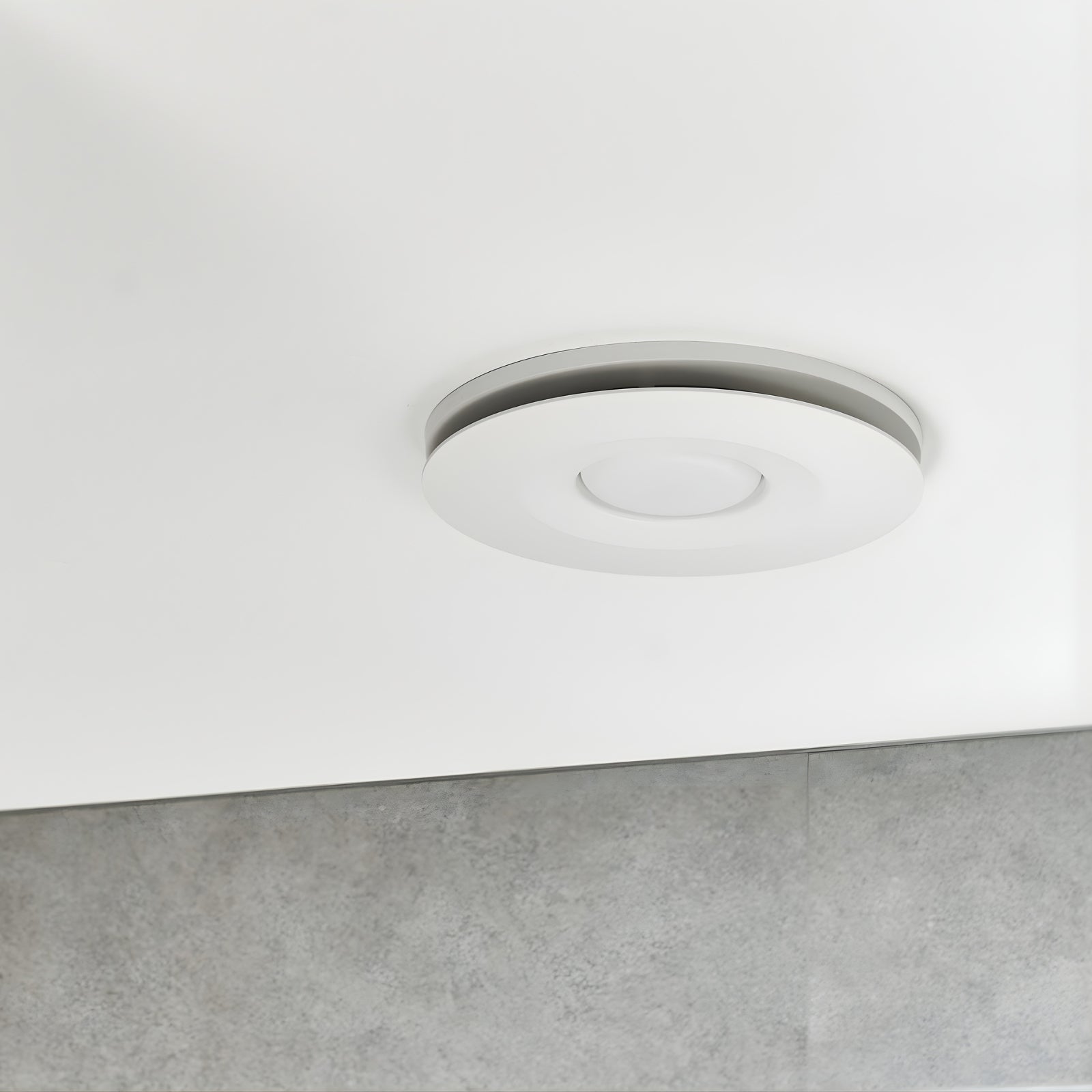 Lifestyle Fanco Hybrid 250 Round Exhaust Fan with LED White W-ECVUHBM10-RWL - The Blue Space