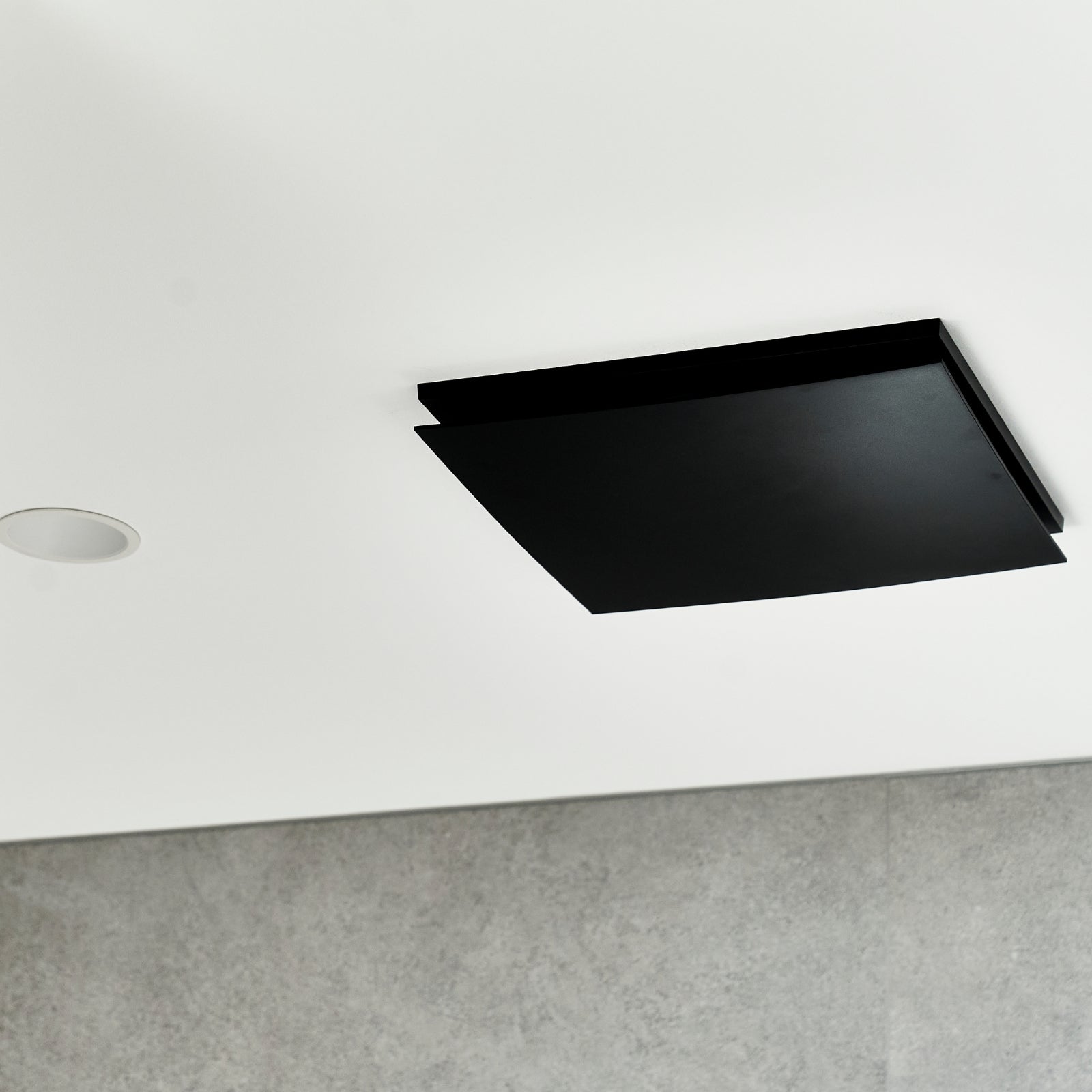 Lifestyle Fanco Hybrid 250 Square Exhaust Fan Black W-ECVUHBM10-SQMB - The Blue Space