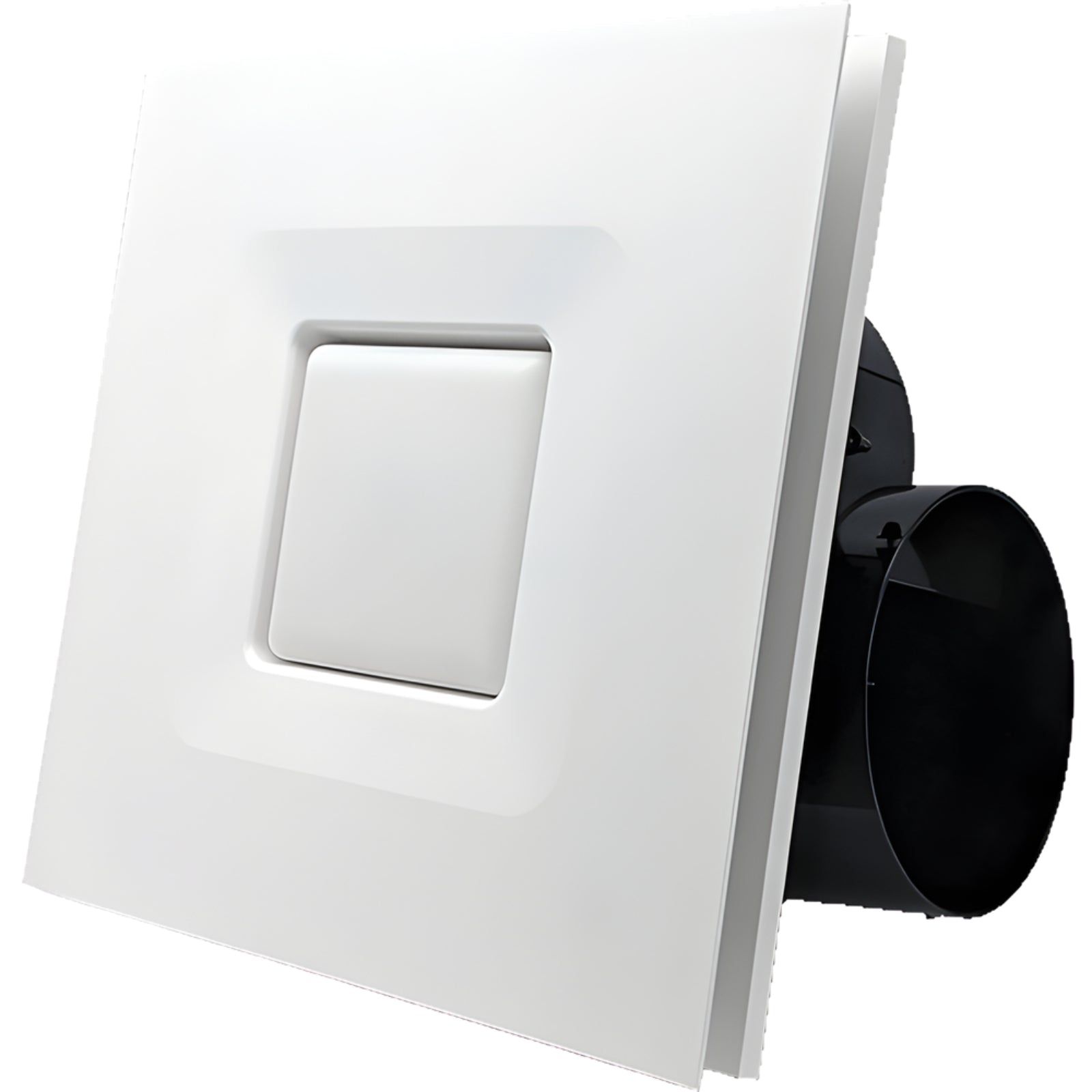 Fanco Hybrid 250 Square Exhaust Fan with with LED White W-ECVUHBM10-SQWL - The Blue Space