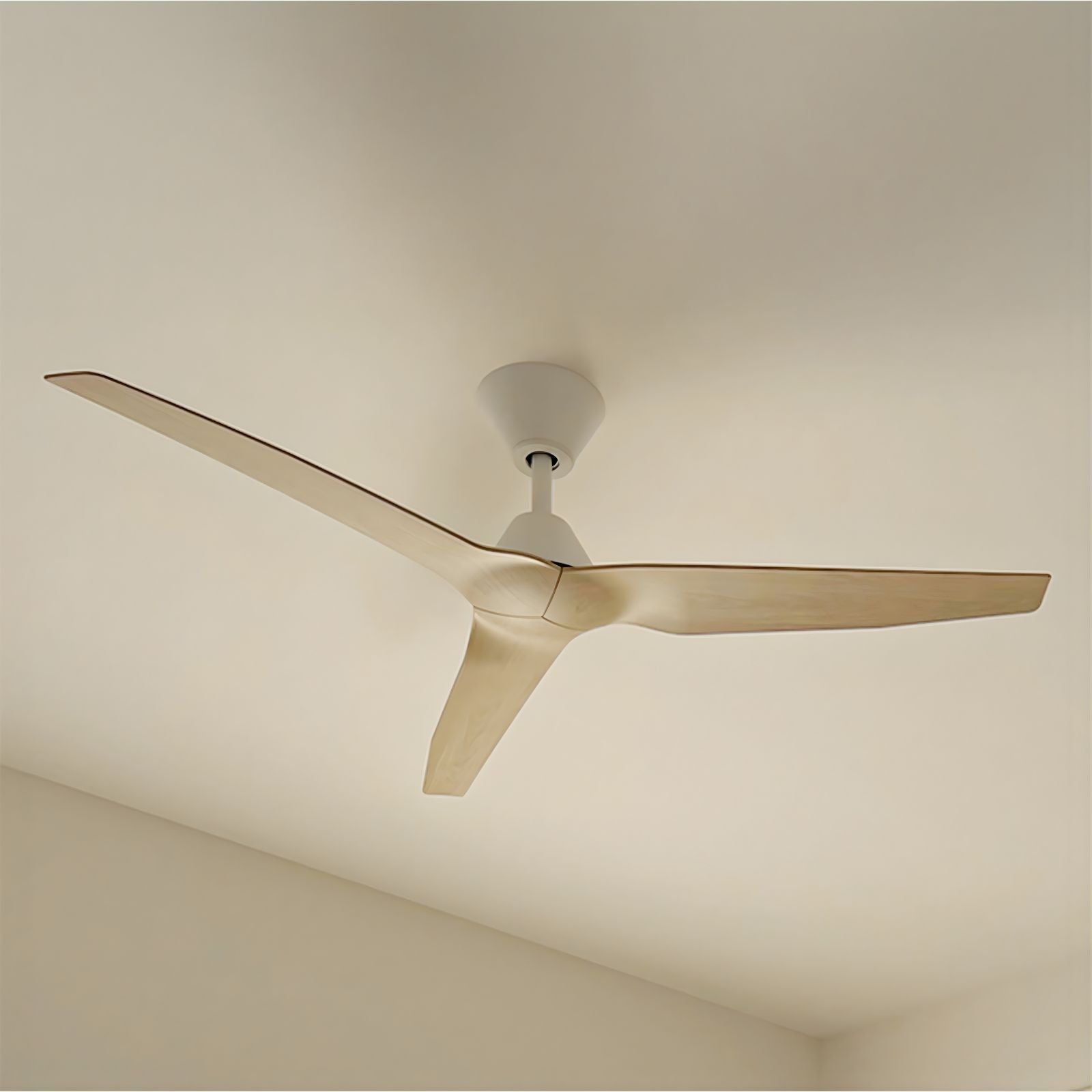 Ceiling Fanco Infinity-iD 48'' (122cm) DC Ceiling Fan - White and Beechwood F8000/121B - The Blue Space