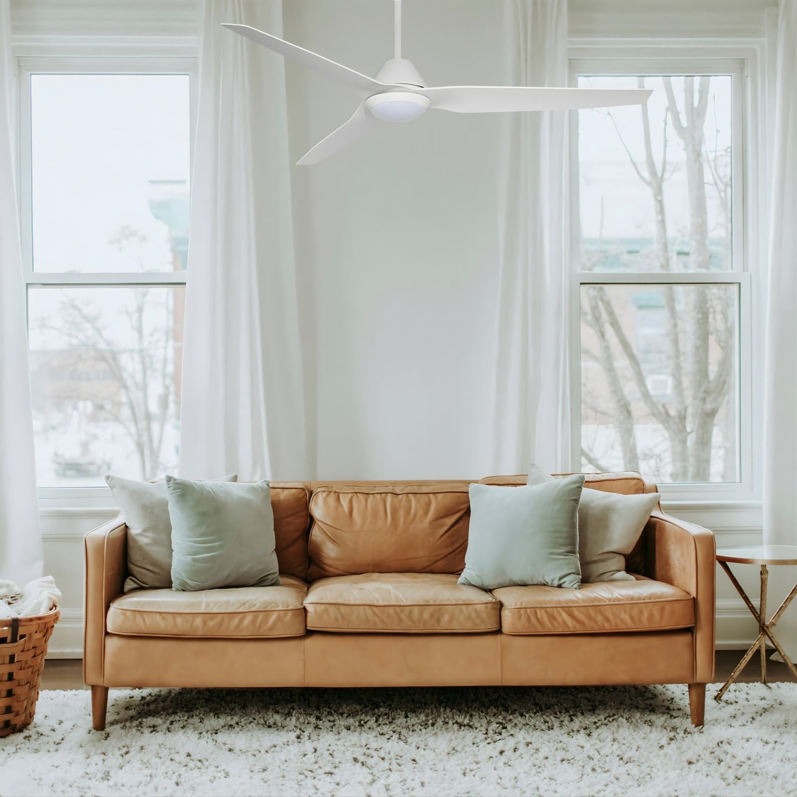 Lifestyle Fanco Infinity-iD 48'' (122cm) DC Ceiling Fan with LED Light - White F8001/101B - The Blue Space