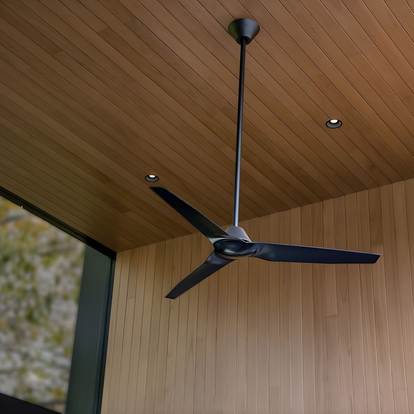 Lifestyle 2 Fanco Infinity-iD 48'' (122cm) DC Ceiling Fan with Wall Control - Black KF8010/202B - The Blue Space