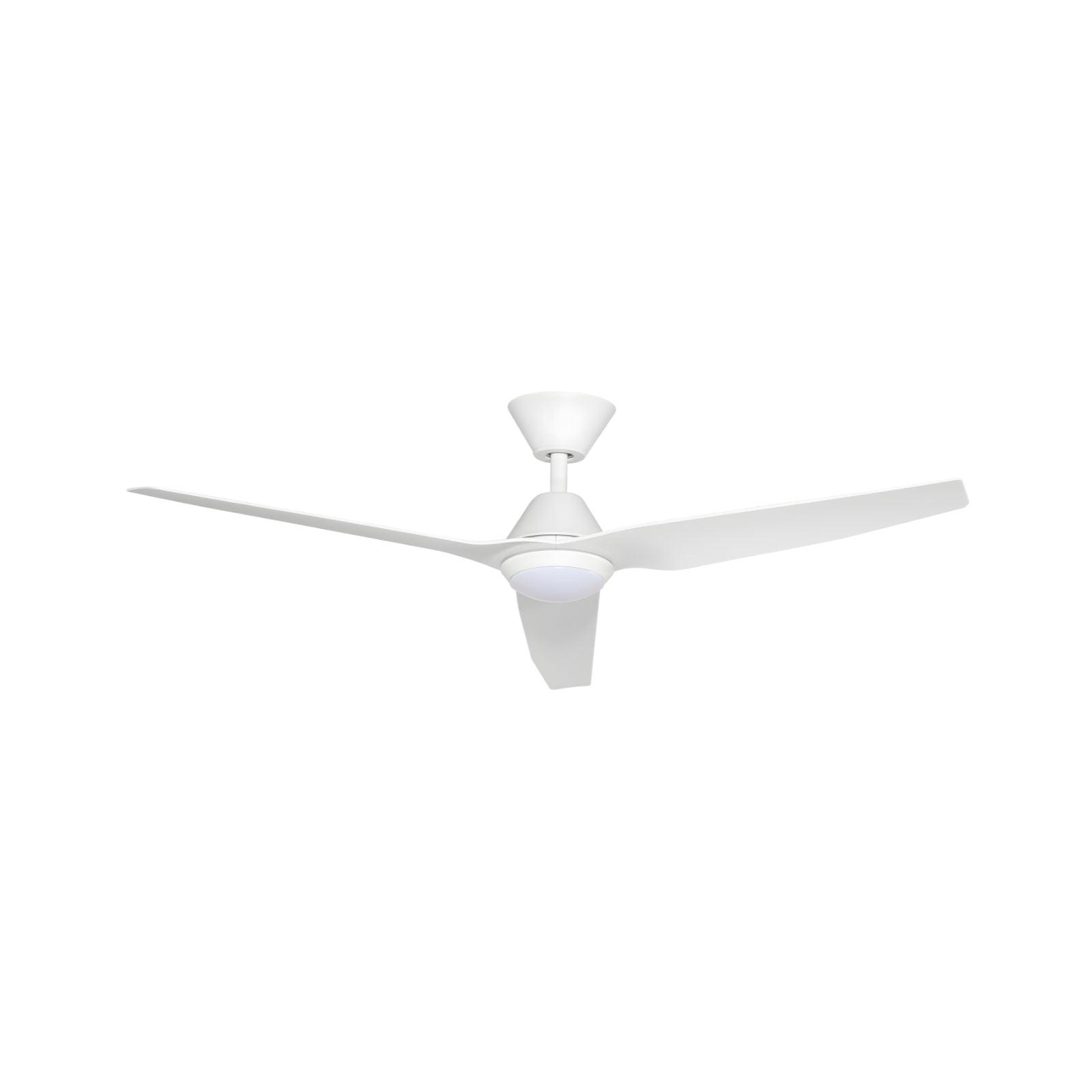 Side Fanco Infinity-iD 54'' (137cm) DC Ceiling Fan with LED Light - White F8031/101B - The Blue Space
