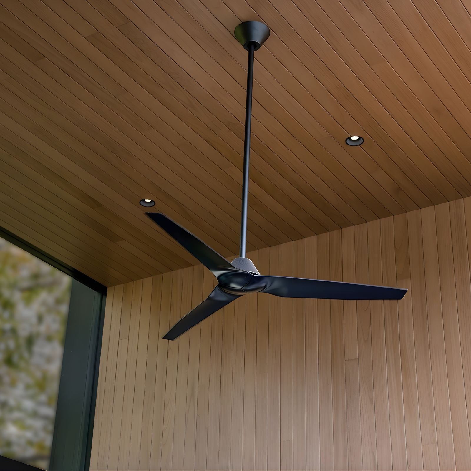 Lifestyle Fanco Infinity-iD 64'' (163cm) DC Ceiling Fan with Wall Control - Black KF8050/202C - The Blue Space
