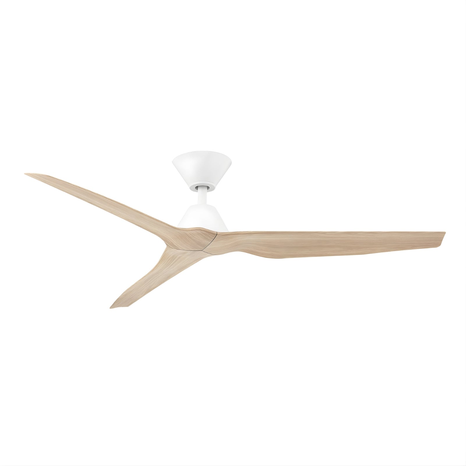 Fanco Infinity-iD v3 54'' (137cm) DC Ceiling Fan White and Beechwood F8030/121C - The Blue Space