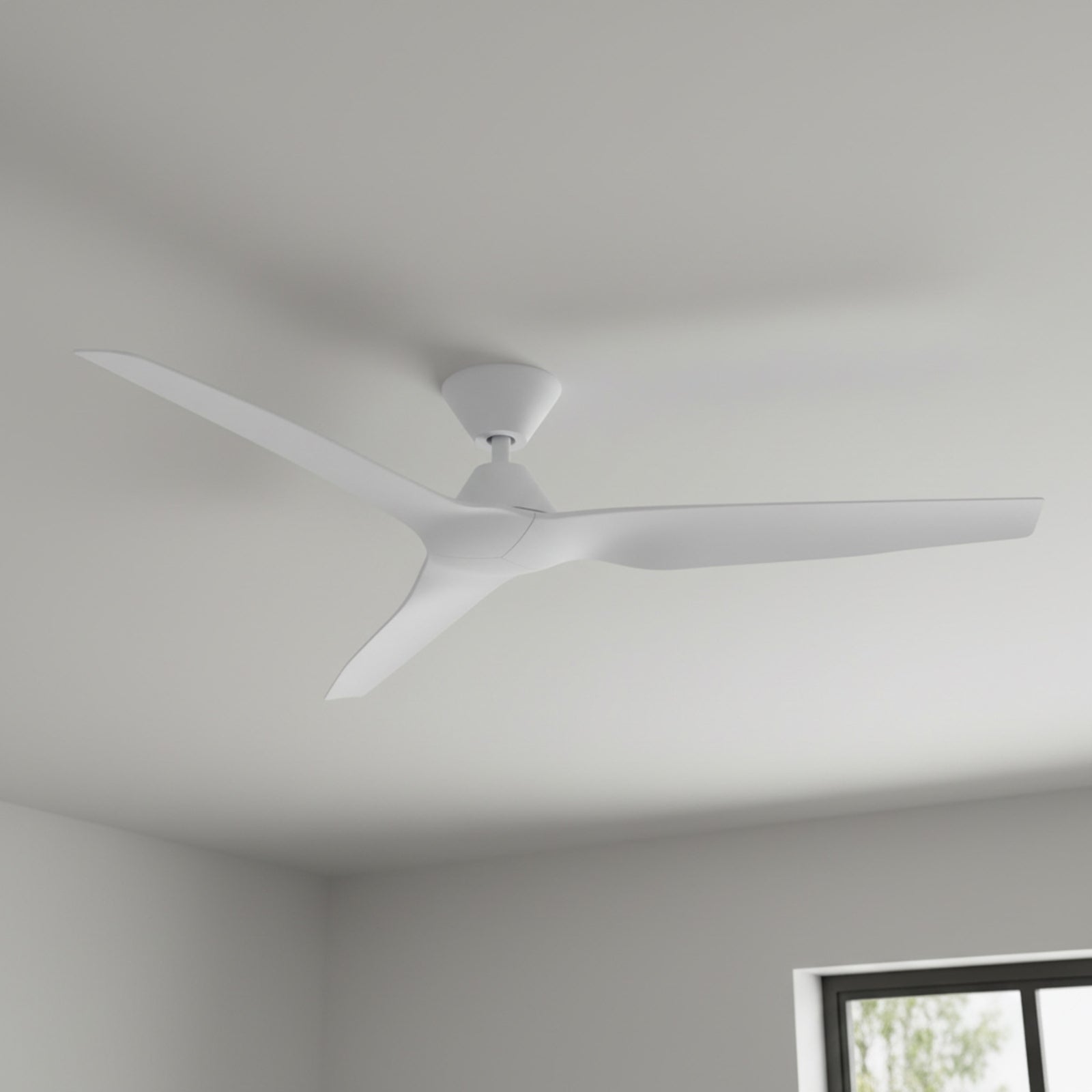 Close Up Fanco Infinity-iD v3 54'' (137cm) DC Ceiling Fan White F8030/101C - The Blue Space