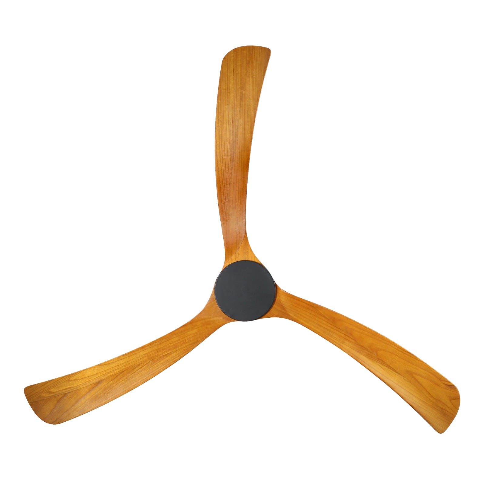 Plan View Fanco Sanctuary 70'' (178cm) DC Ceiling Fan - Black and Teak KF6010/218A - The Blue Space
