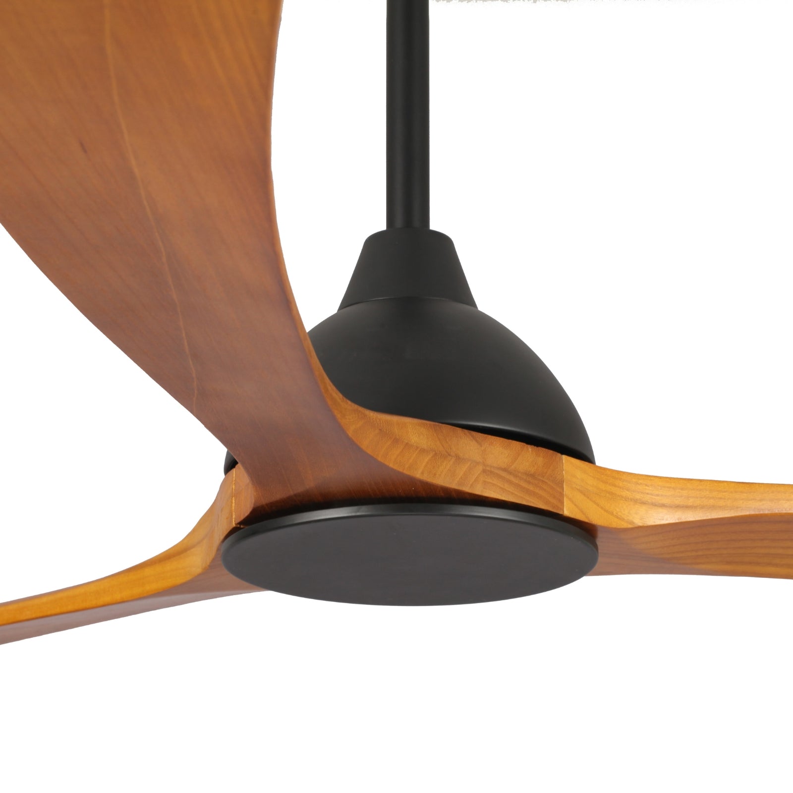 Blades Details Fanco Sanctuary 70'' (178cm) DC Ceiling Fan - Black and Teak KF6010/218A - The Blue Space