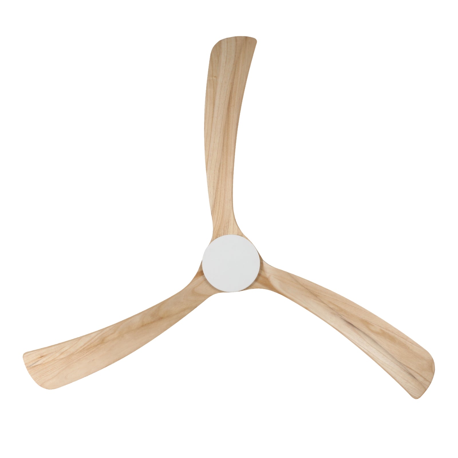 Plan View Fanco Sanctuary 70'' (178cm) DC Ceiling Fan - White and Natural KF6010/119A - The Blue Space