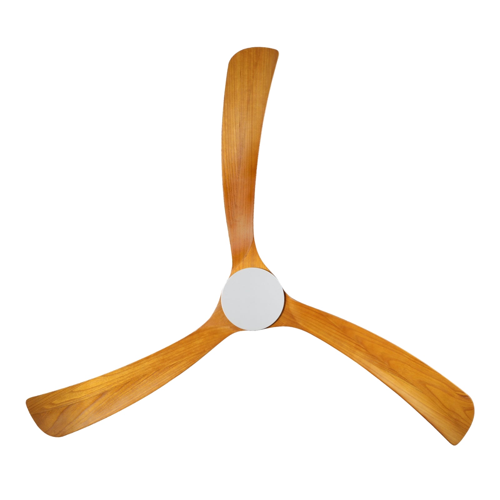 Plan View Fanco Sanctuary 70'' (178cm) DC Ceiling Fan - White and Teak KF6010/118A - The Blue Space