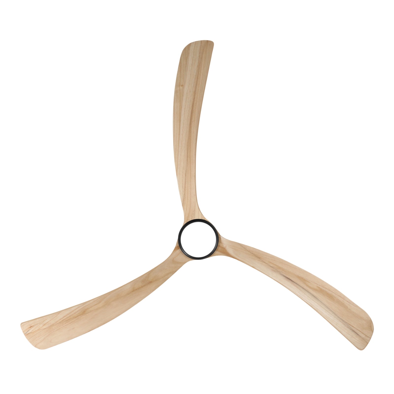 Blades Fanco Sanctuary 86'' (218cm) DC Ceiling Fan with LED Light - Black and Natural KF6021/219A - The Blue Space