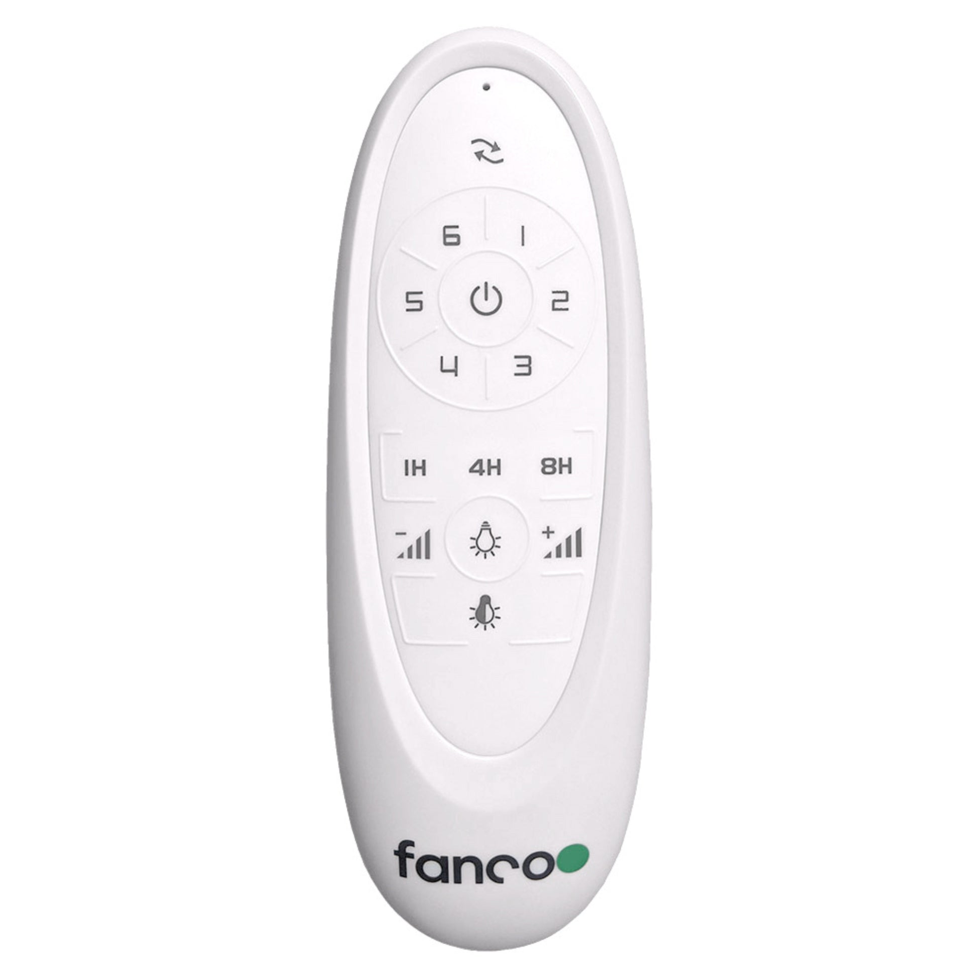 Remote Fanco Sanctuary 86'' (218cm) DC Ceiling Fan with LED Light - White and Whitewash KF6021/101A - The Blue Space