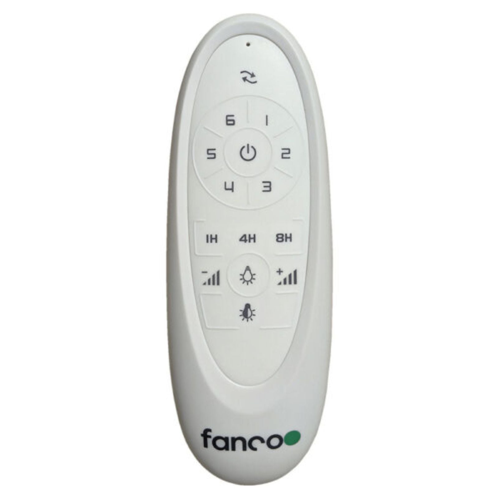 Remote Fanco Sanctuary 52'' (132cm) DC Ceiling Fan - Black and Natural F6000/219A - The Blue Space