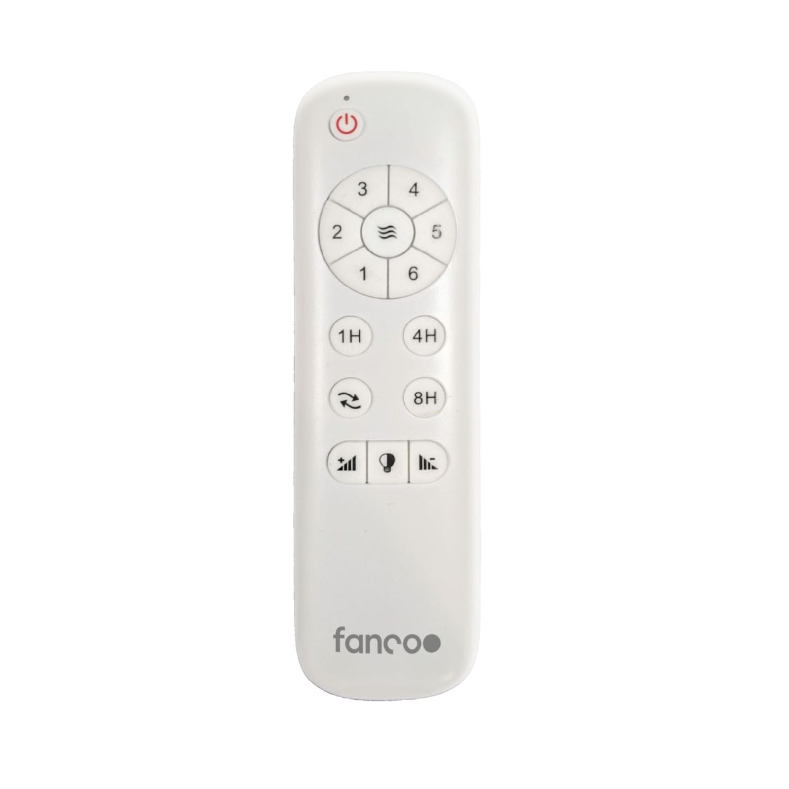Remote Fanco Wynd V3 54'' (137cm) DC Ceiling Fan - Black and Handcrafted Timber Blades Teak F0500/218C - The Blue Space