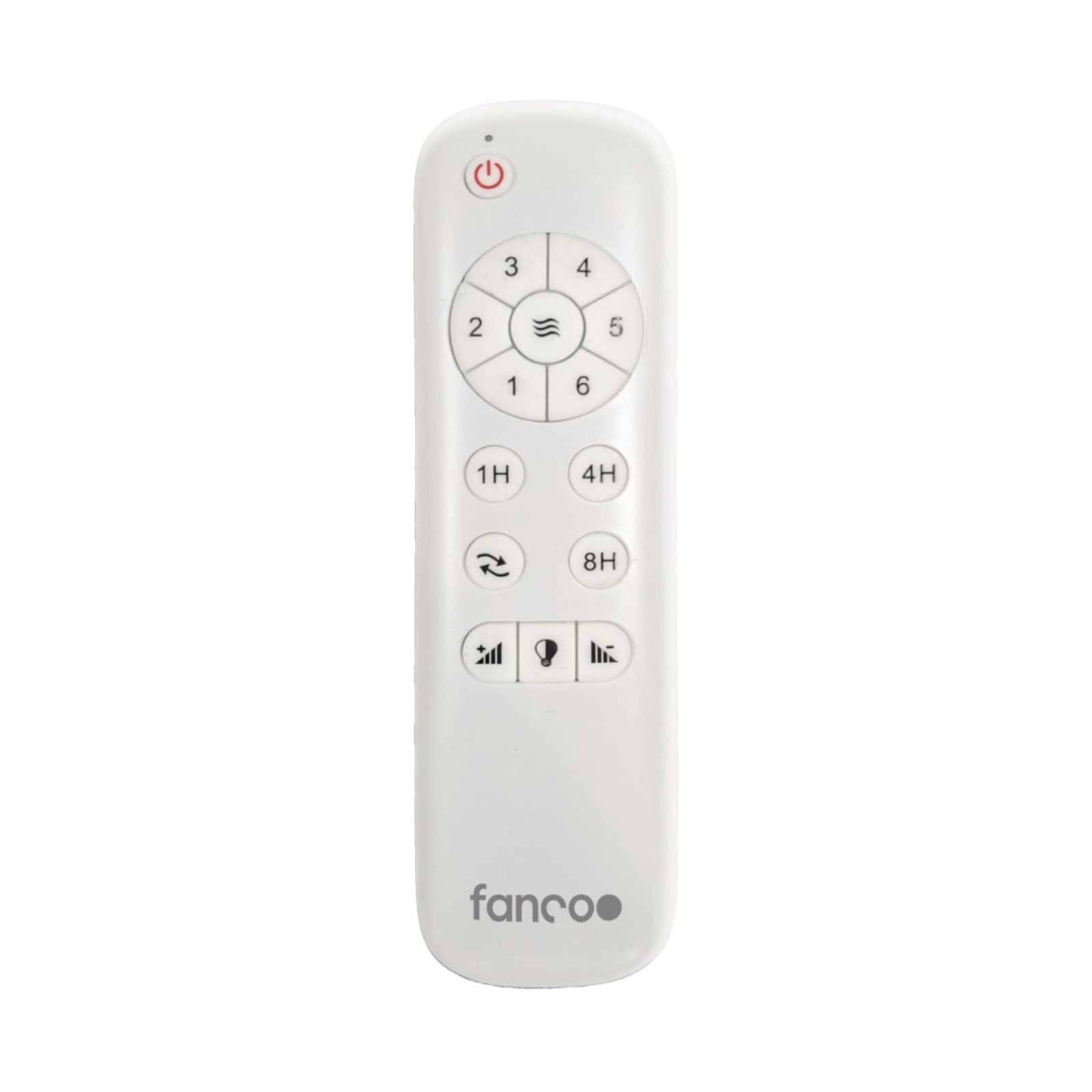 Remote Fanco Wynd V3 54'' (137cm) DC Ceiling Fan - White and Handcrafted Timber Blades Natural F0500/119C - The Blue Space