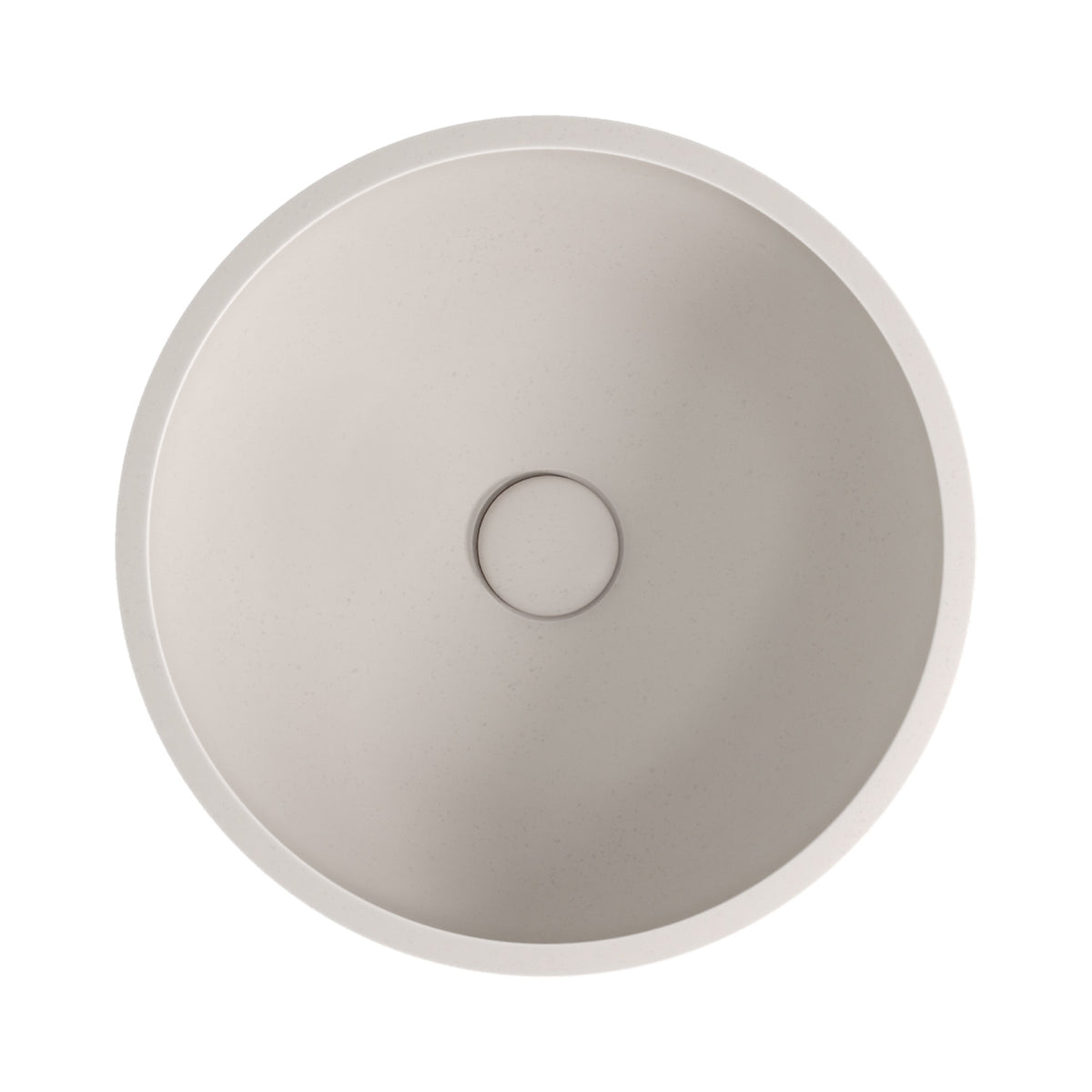 Top Fienza Alba Round Concrete Above Counter Basin - Vanilla RB074V