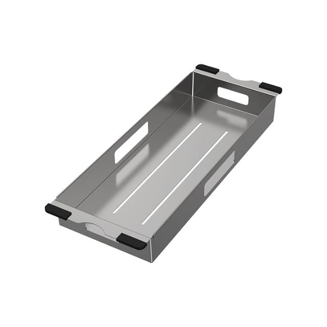 Angle Fienza Hana Sink Colander Tray Stainless Steel 160X450X50mm A20 - The Blue Space