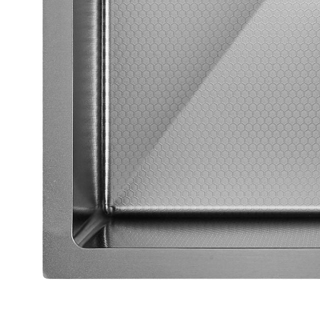 Close Fienza Hana Single Bowl Sink 32L Anti Scratch Gun Metal 450X450X200mm 68401ASGM - The Blue Space