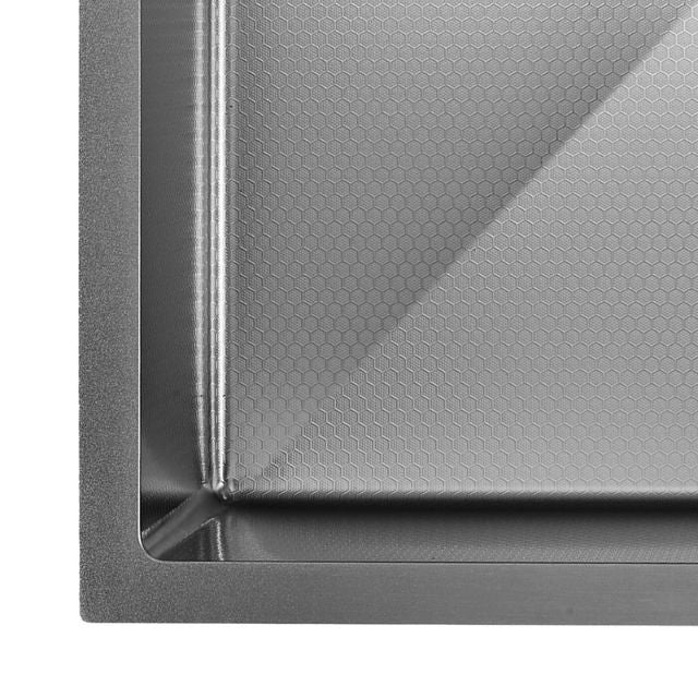 Close Fienza Hana Single Bowl Sink 40L Anti Scratch Gun Metal 550X450X200mm 68402ASGM - The Blue Space