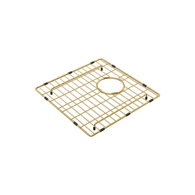 Angle Fienza Hana Sink Protector 27L Rugged Brass 330X390X5mm A24RB - The Blue Space