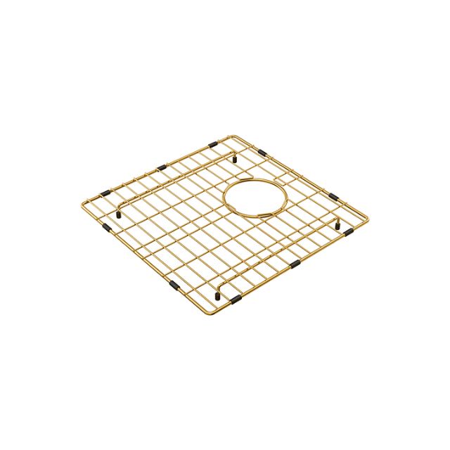 Angle Fienza Hana Sink Protector 32L Rugged Brass 390X390X5mm A23RB - The Blue Space