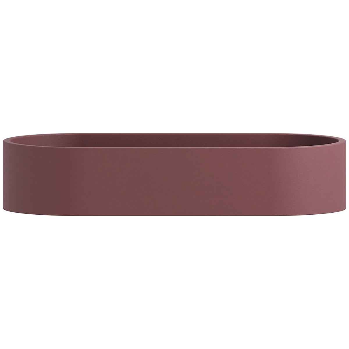 Front Fienza Jada Pill Concrete Above Counter Basin - Mulberry RB013MU