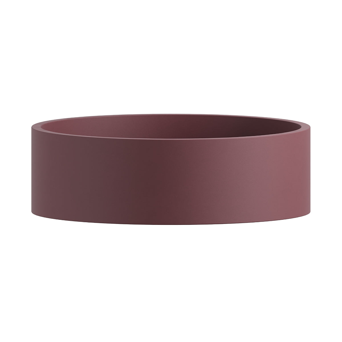 Front Fienza Jada Round Concrete Above Counter Basin - Mulberry RB199MU