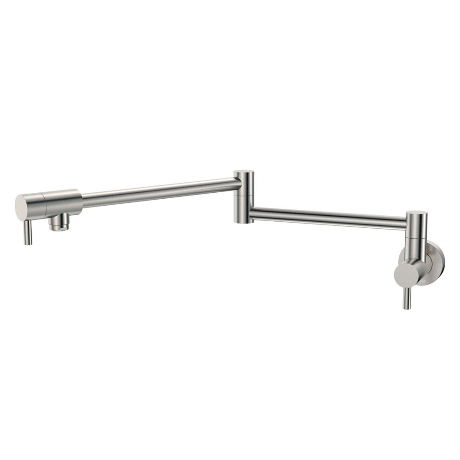 Extended 1 Fienza Kaya Pot Filler Wall Mixer Brushed Nickel 228120BN-LF - The Blue Space